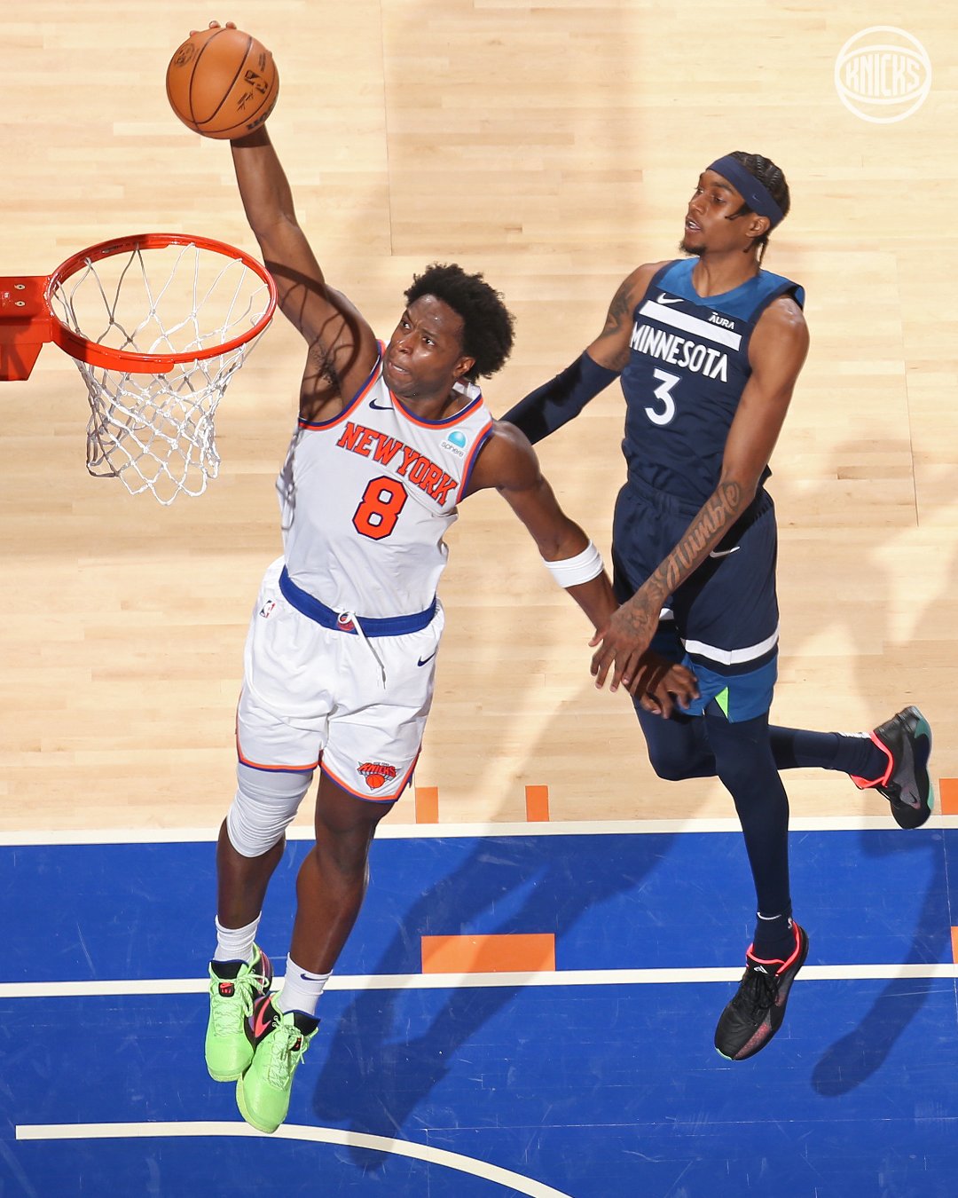 Com boa estreia de OG Anunoby, Knicks derrotam Timberwolves na primeira  rodada de 2024