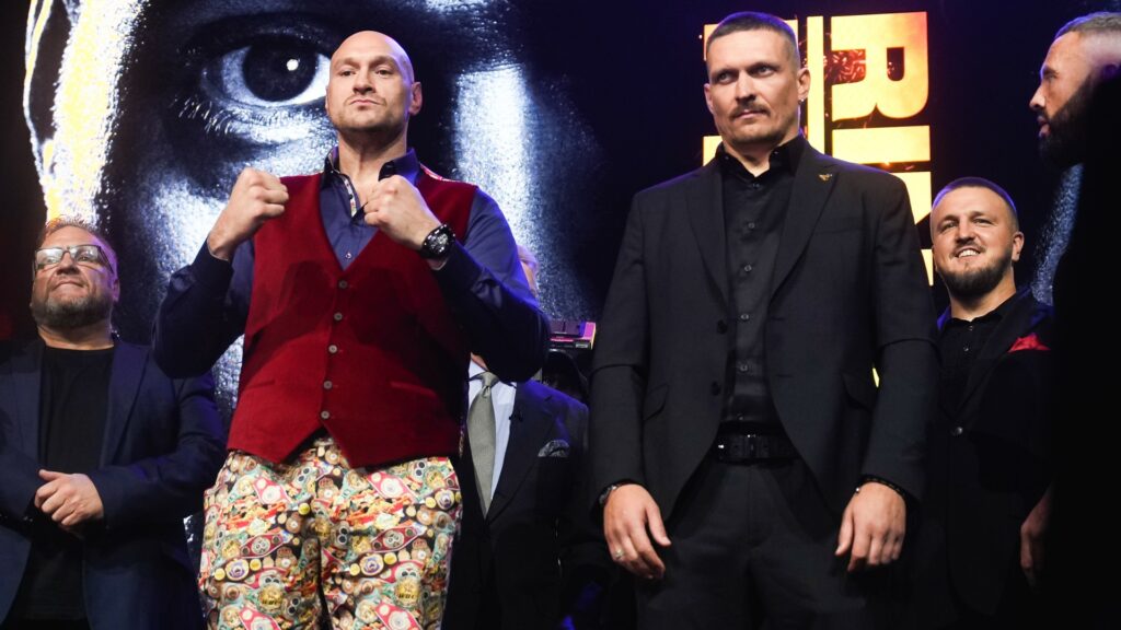 Tyson Fury e Oleksandr Usyk lutarão em 18 de maio 