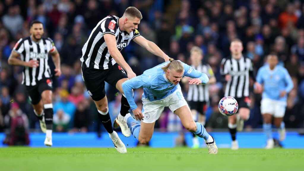 erling haaland manchester city newcastle fa cup