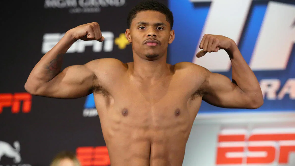 Shakur Stevenson, nosso 10º boxeador peso por peso do mundo.