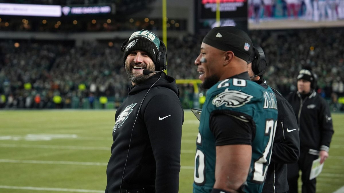 Nick Sirianni e Saquon Barkley, fundamentais para o título dos Eagles