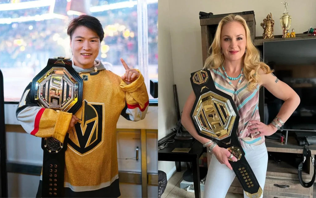 Campeãs Weili Zhang e Valentina Shevchenko