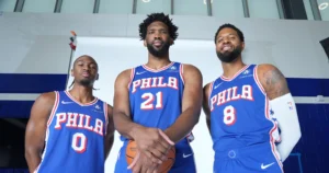 Maxey, Embiid e George, o Big-3 do Philadelphia 76ers