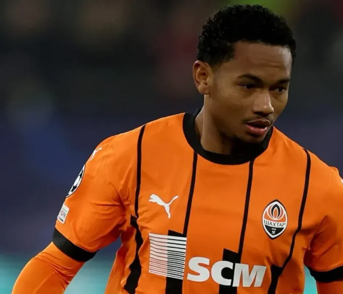Eguinaldo, atacante do Shakhtar. Informações do jornalista Venê Casagrande dão conta do interesse de Corinthians e São Paulo no atacante de 20 anos