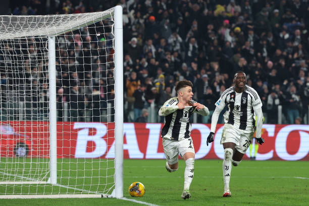 Francisco Conceição comemora o gol diante da Inter de Milão