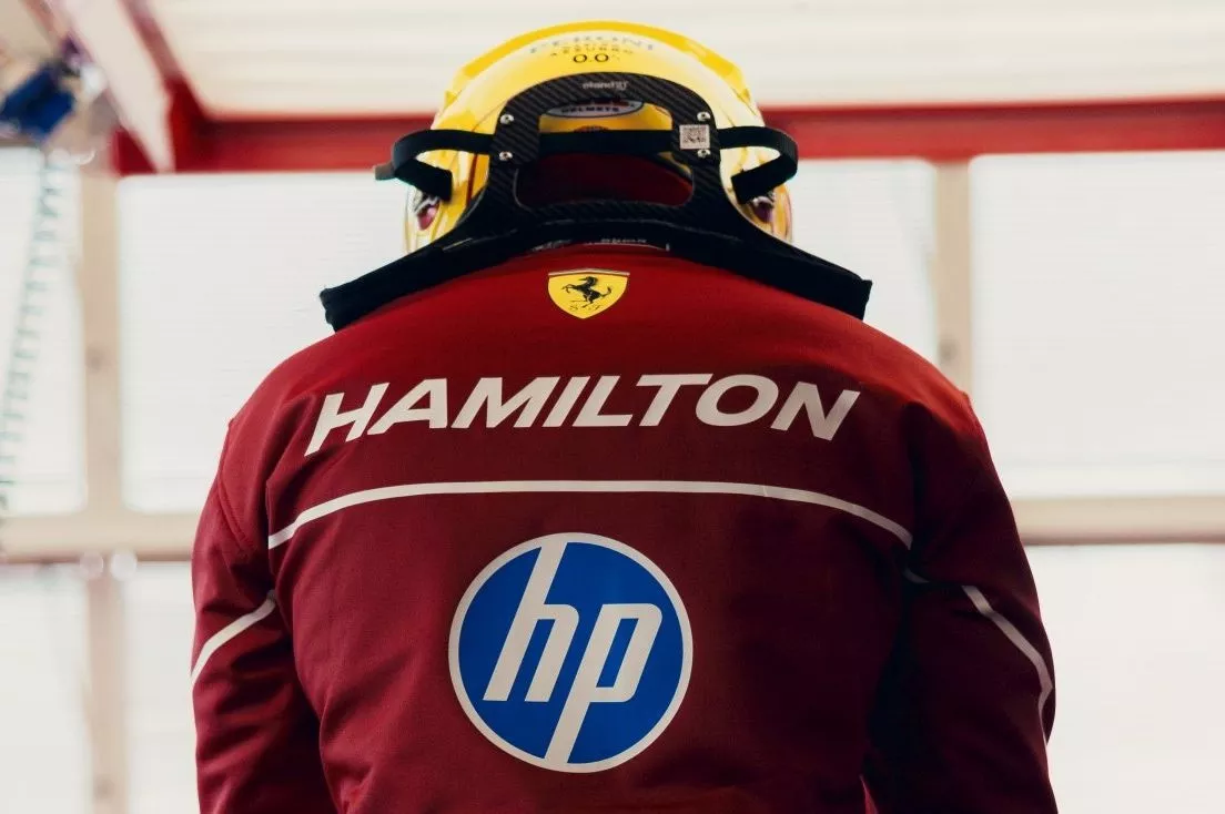 Hamilton F1 Ferrari