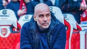 Pep Guardiola, técnico do Manchester City
