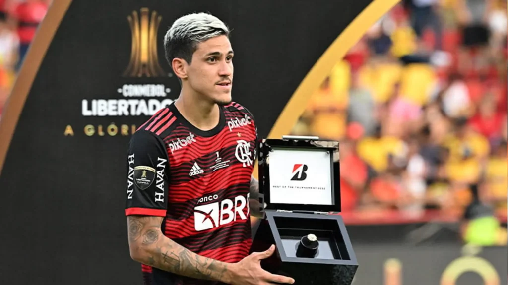 Pedro foi o craque da Libertadores 2022 - Foto: Luis Acosta/AFP