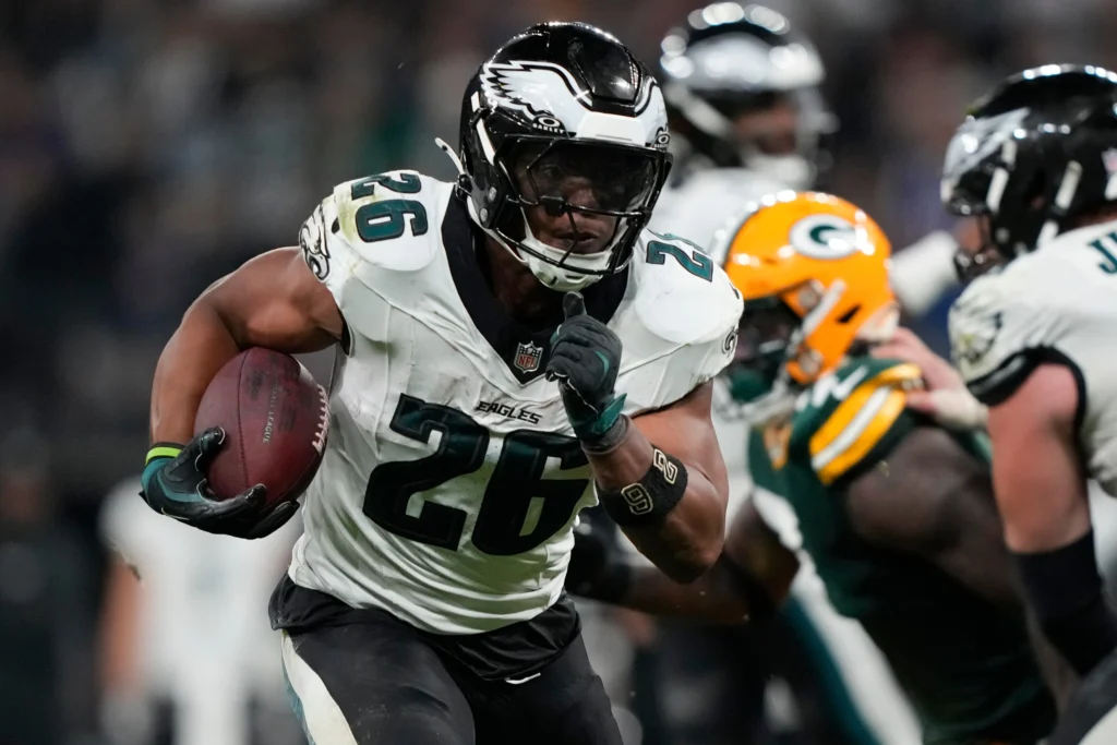 NFL: Saquon Barkley (Foto: AP Photo/Doug Benc)