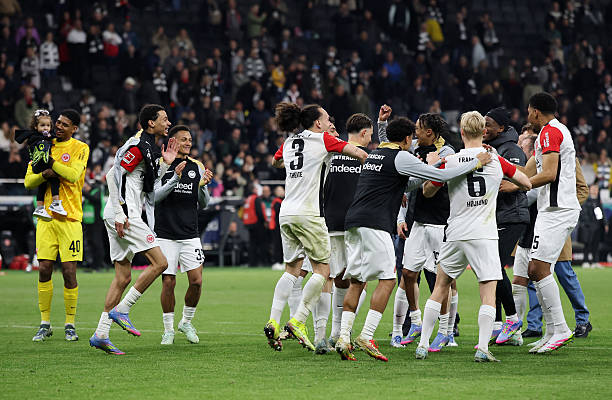 O Frankfurt criou, ao menos, seis grandes chances em todo jogo.