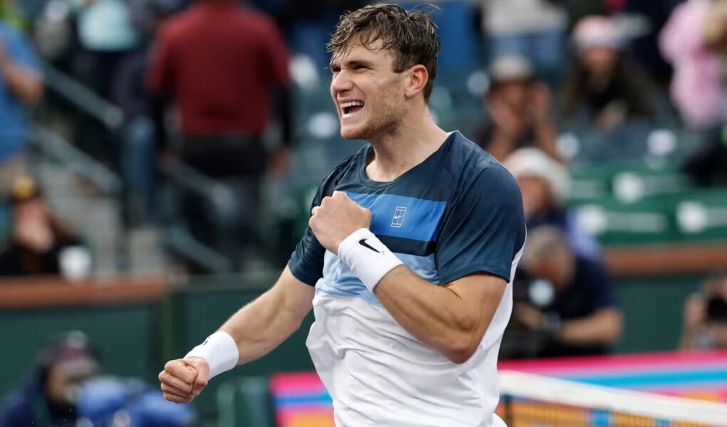 Jack Draper em Indian Wells. Foto: John G Mabanglo/EPA