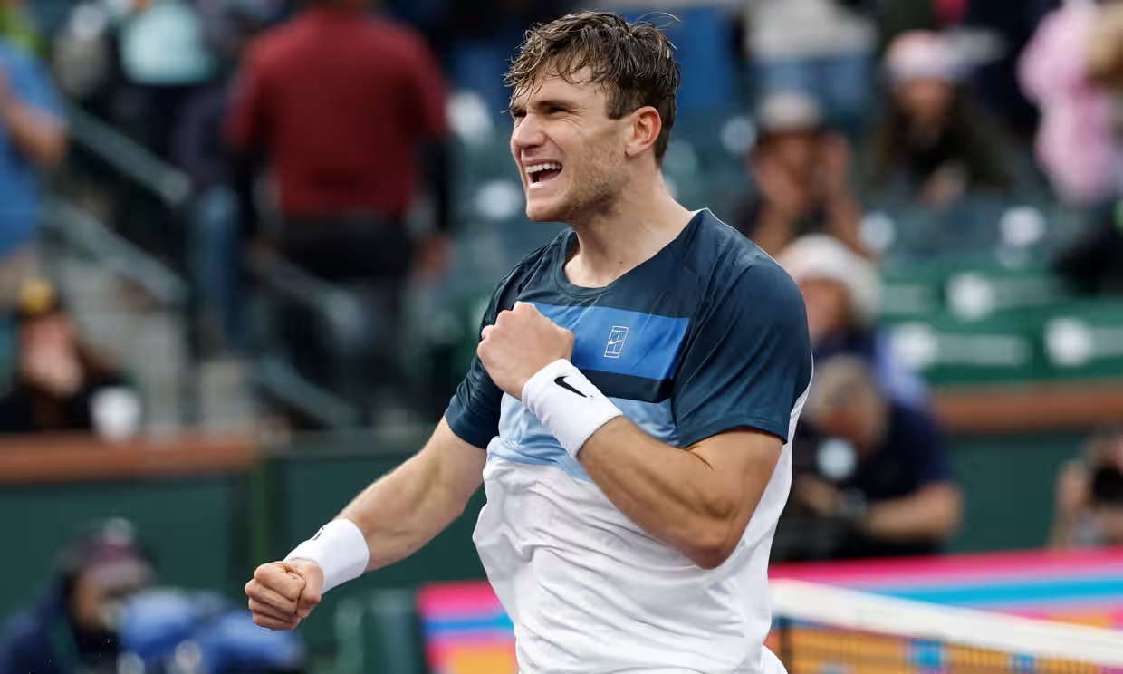 Jack Draper em Indian Wells. Foto: John G Mabanglo/EPA