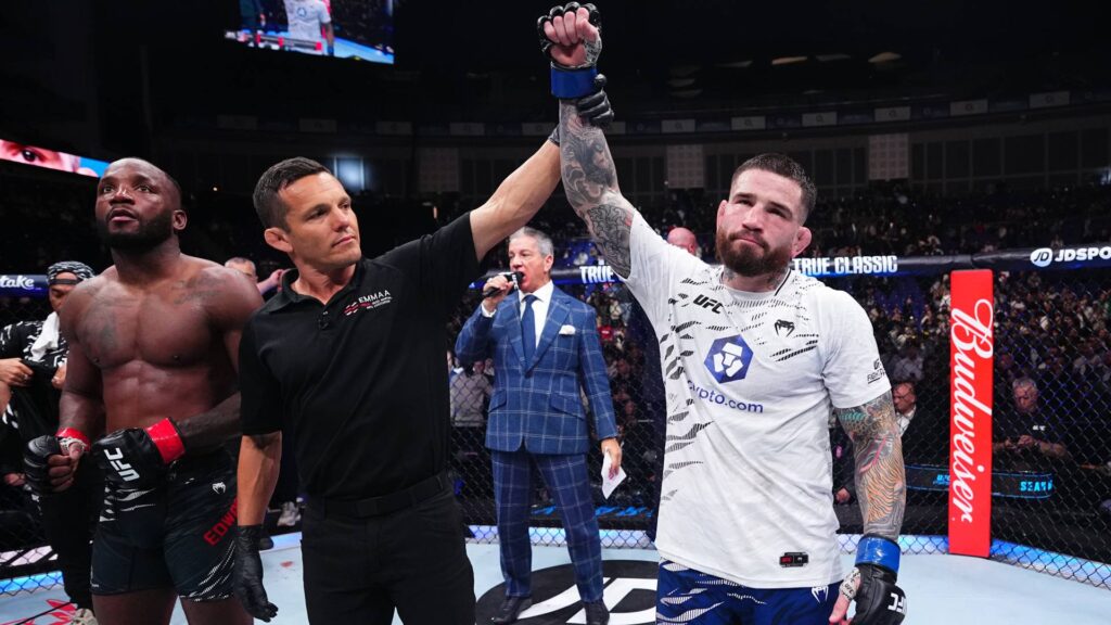 Sean Brady conquista a maior vitória de sua carreira diante de Leon Edwards no UFC Londres