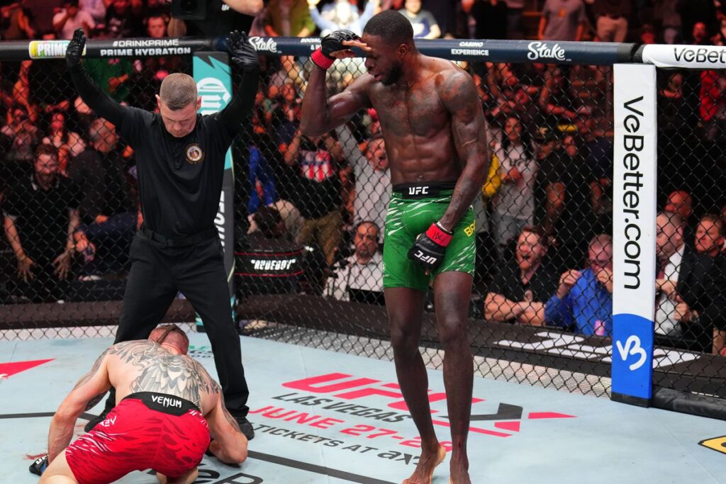 Randy Brown dá show e nocauteia Nicolas Dalby de forma brutal, mas ambos recebem bônus de luta da noite no UFC Kansas City