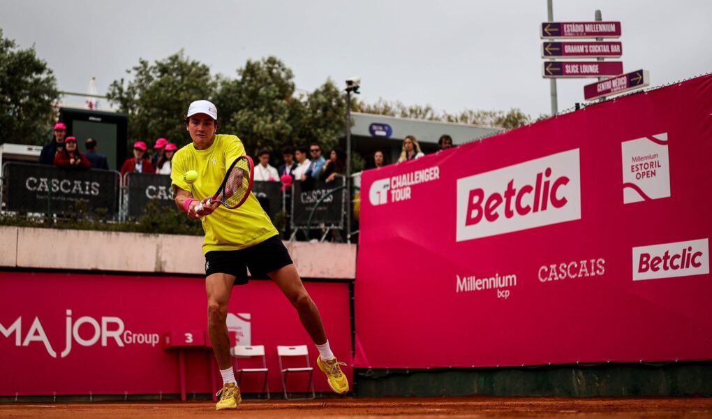 João Fonseca em treino Estoril Open