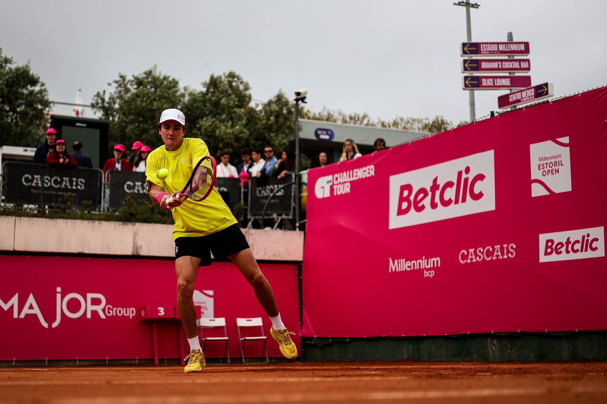 João Fonseca em treino Estoril Open
