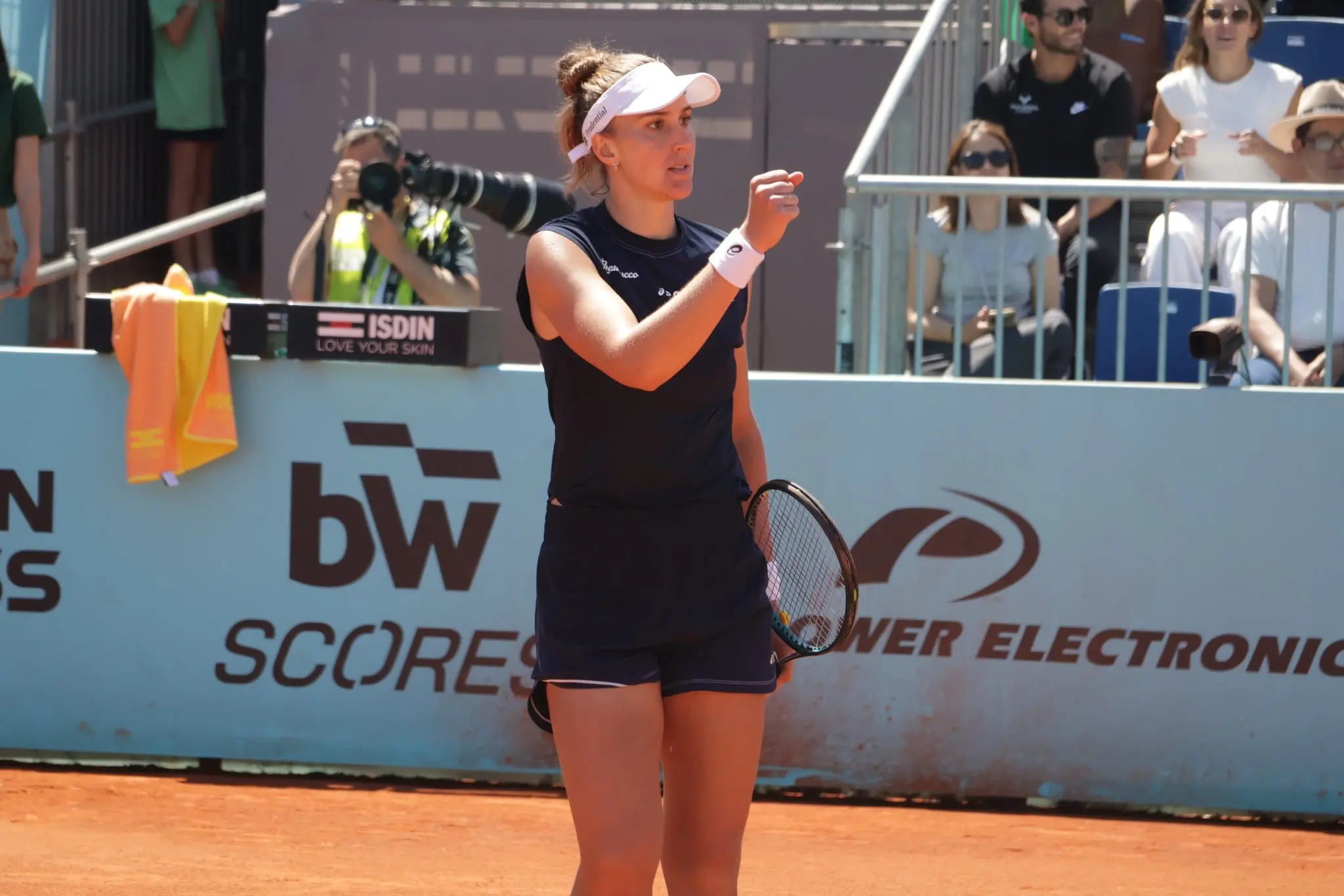 Bia Haddad no Madrid Open 2025