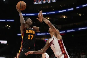 Okongwu conseguiu ajudar os Hawks a reagirem no segundo tempo de partida