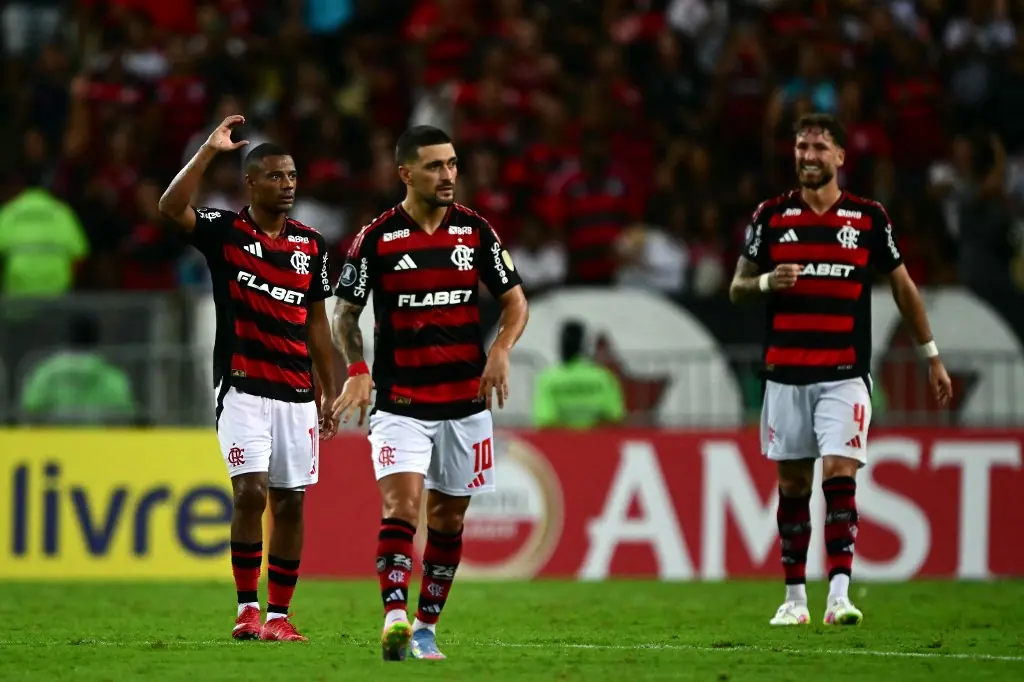 Este foi o primeiro gol De La Cruz, pelo Flamengo, em 2025.