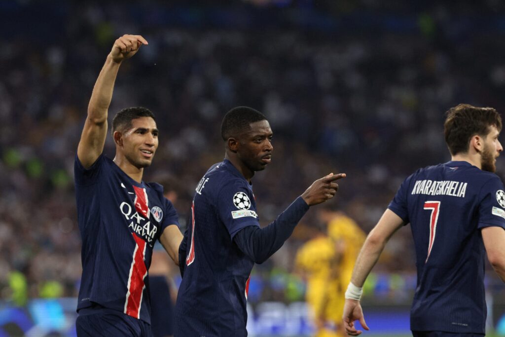 Dembélé é fundamental para a conquista do PSG