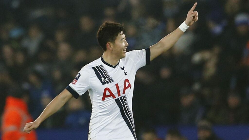 Son em sua primeira temporada pelo Tottenham