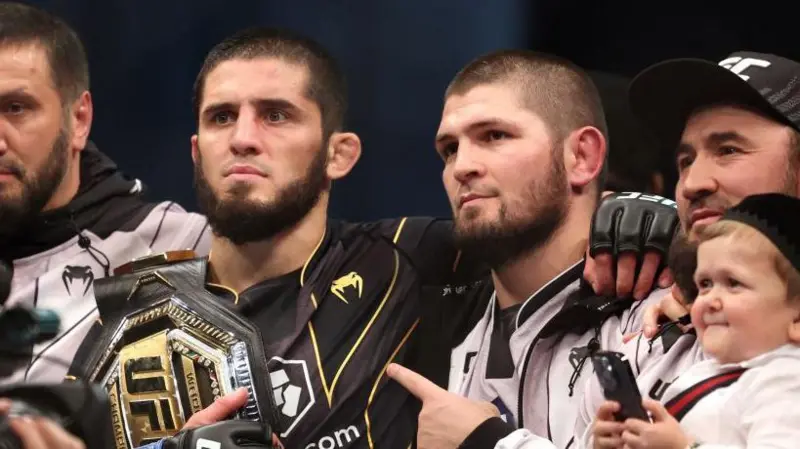 Islam Makhachev Khabib Nurmagomedov UFC