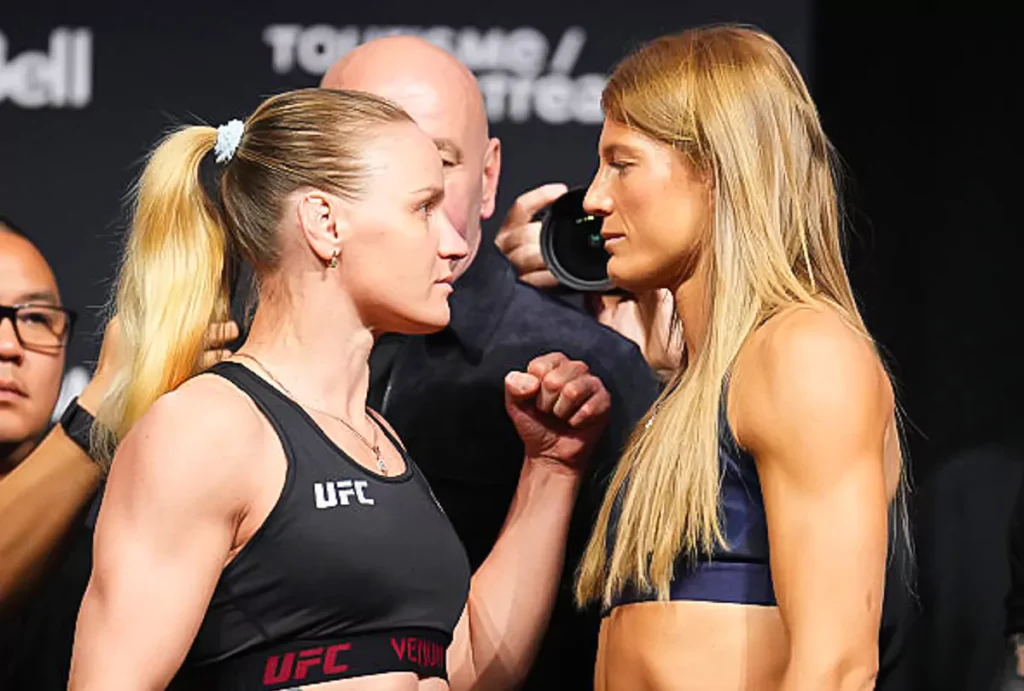 Valentina Shevchenko e Manon Fiorot se encaram antes do UFC 315
