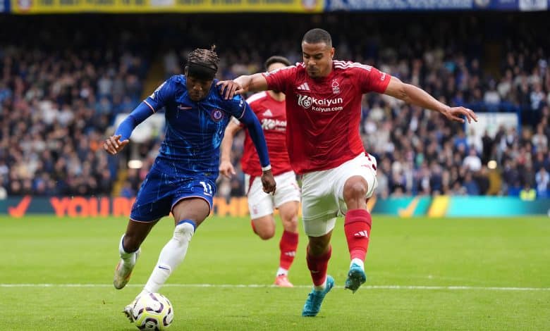 Chelsea x Nottingham Forest Premier League