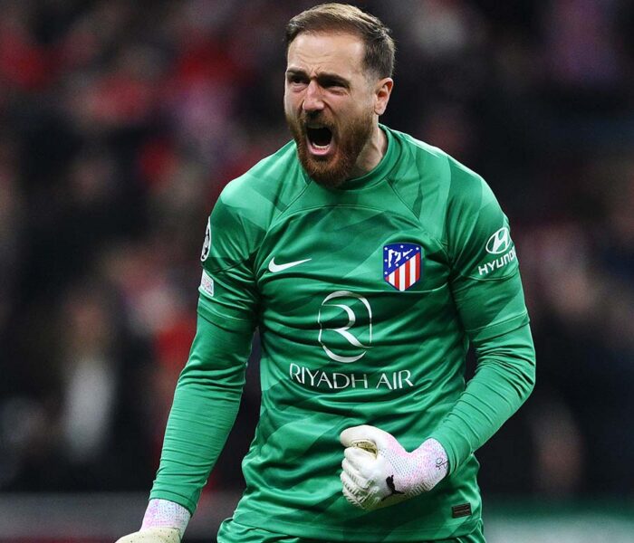 Jan Oblak, goleiro do Atlético de Madrid. Esloveno está próximo de se tornar lenda ao conquistar o sexto Troféu Zamora