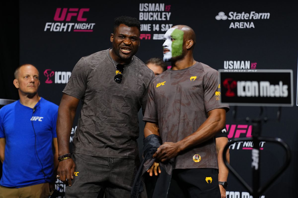 Francis Ngannou kamaru Usman