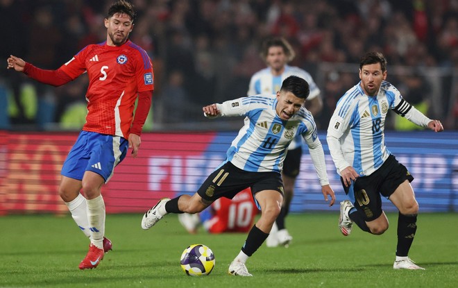 Messi entrou no segundo tempo, mas não teve uma atuação de destaque. Foto: Pablo Sanhueza/Reuters — Reprodução.