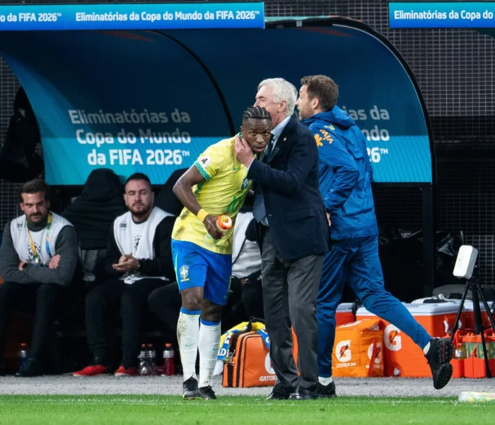 Ancelotti e Vini Jr
