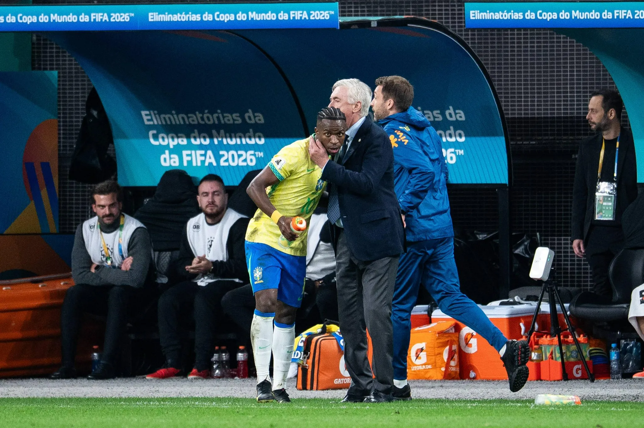 Ancelotti e Vini Jr