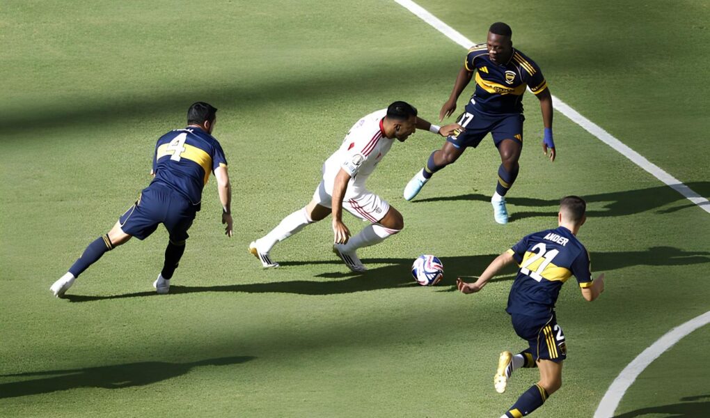 Boca Juniors abre 2 a 0, mas cede empate ao Benfica na estreia das duas equipes na Copa do Mundo de Clubes
