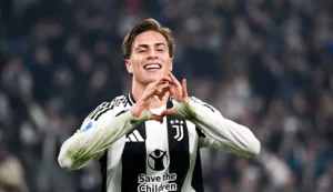 O gol de Yildiz, contra o Torino, foi marcado aos 39 minutos de segundo tempo. Foto: Juventus Football Club/Official — Reprodução