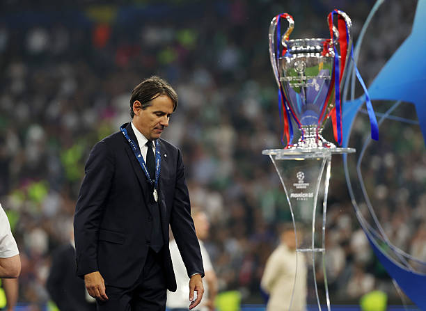 O técnico da Inter está na mira do Al-Hilal, da Arábia Saudita. A proposta do Crescente tornaria o italiano como o treinador mais bem pago do mundo. Foto: Carl Recine/Getty Images — Reprodução.
