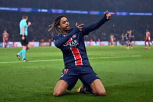 Barcola marcou 21 gols e deu 18 assistências nesta temporada pelo PSG. Foto: Dan Mullan - UEFA/UEFA — Divulgação.