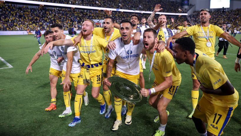 O próximo compromisso do Maccabi é diante do Hapoel Beersheva, pela Supercopa de Israel. Foto: Maccabi Tel Aviv Sport Club/Site oficial — Reprodução.