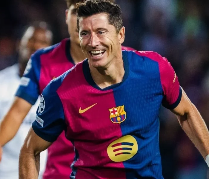 Lista Robert Lewandowski, Barcelona, Messi
