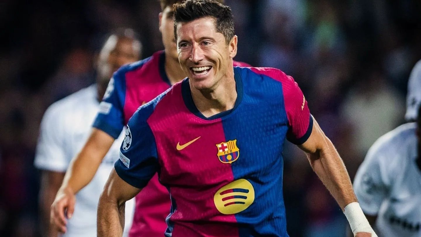 Lista Robert Lewandowski, Barcelona, Messi