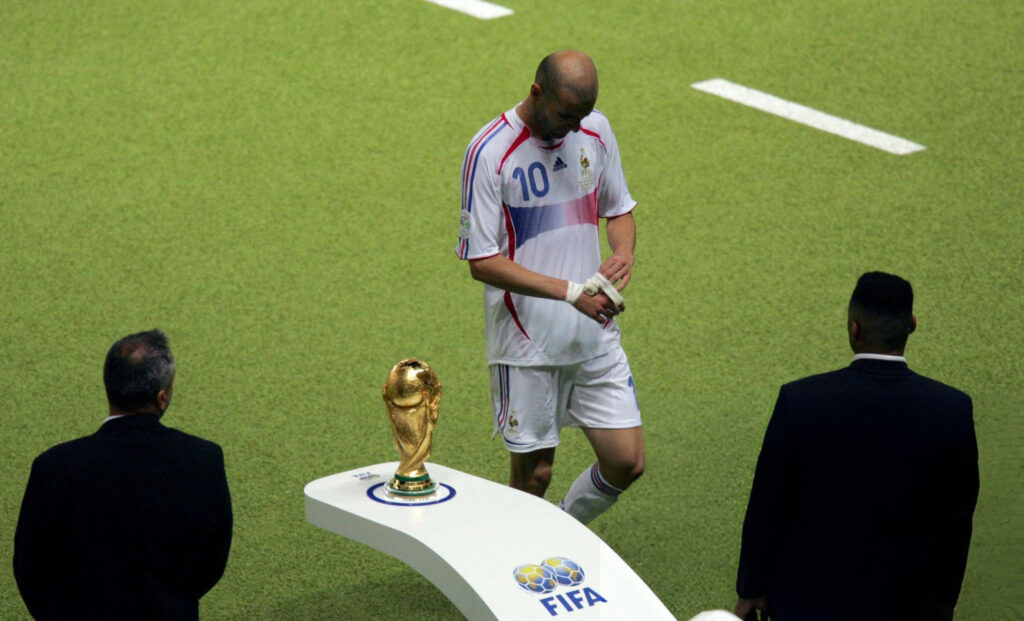 Zidane, despedida na Copa de 2006 na final contra a Itália