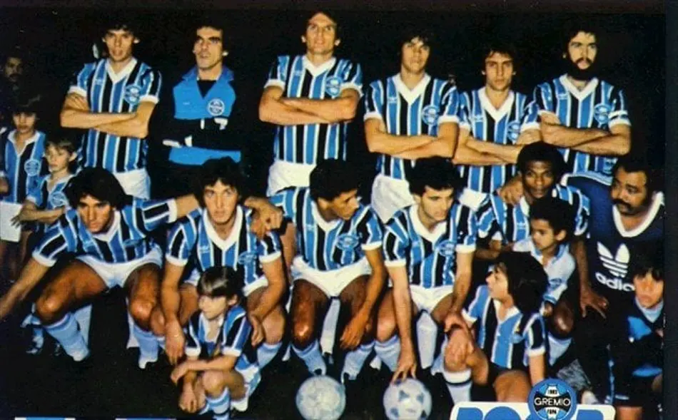 Grêmio campeão da Libertadores de 1983 