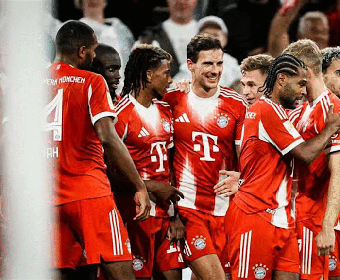 Bayern estende a invencibilidade diante dos Leipzig para cinco jogos. Foto: FC Bayern München/Site oficial — Reprodução.