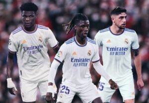 Real Madrid, Tchouameni, Valverde, Camavinga