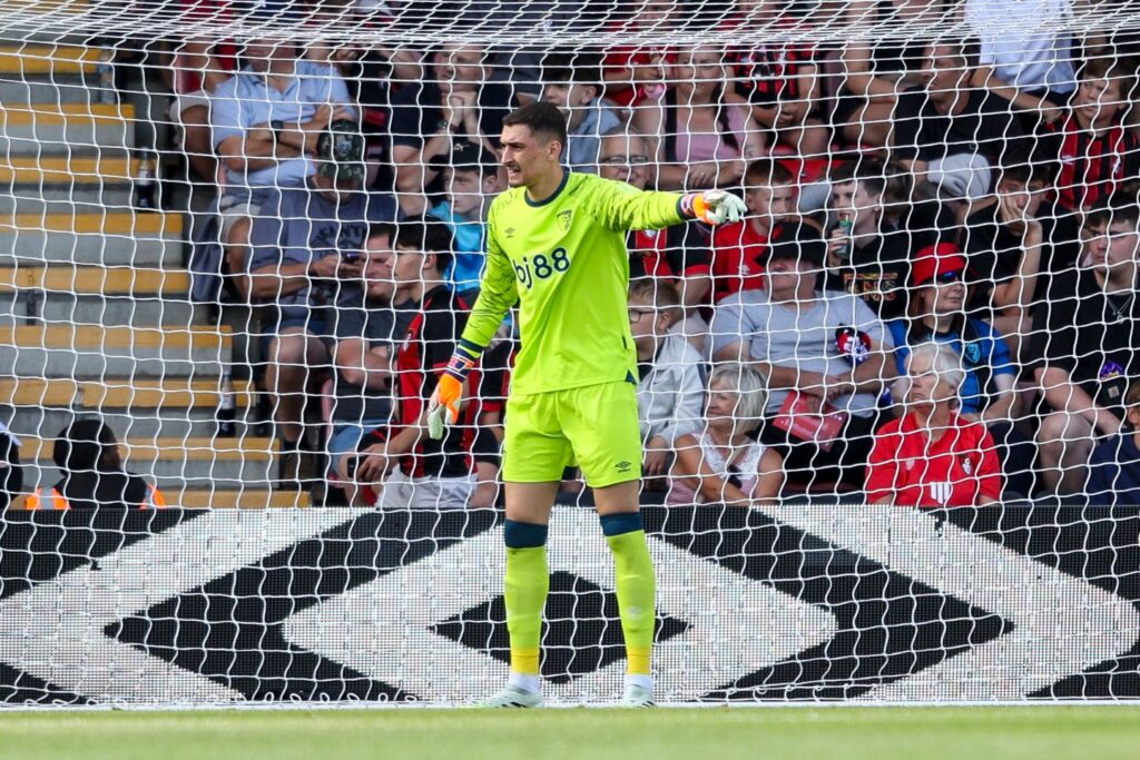 Nova contratação da temporada, Dorde Petrovic custou 28 milhões de euros. Foto: AFC Bournemouth/ Site oficial — Reprodução.