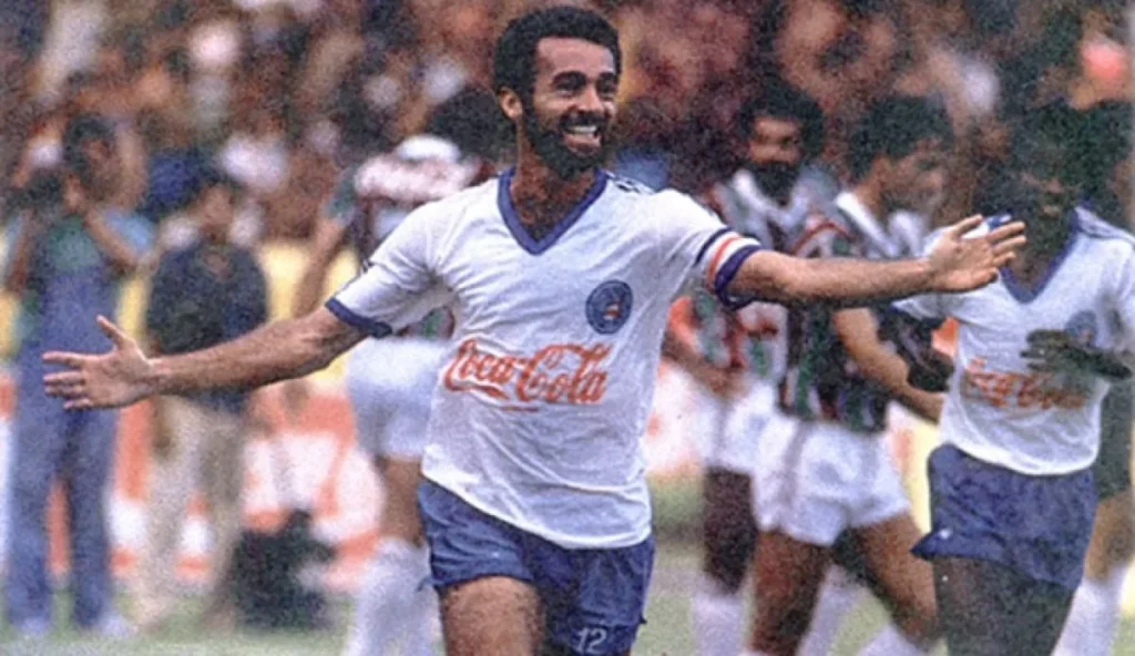 Bobô foi o herói da vitória contra o Internacional e do título do Brasileirão de 1988