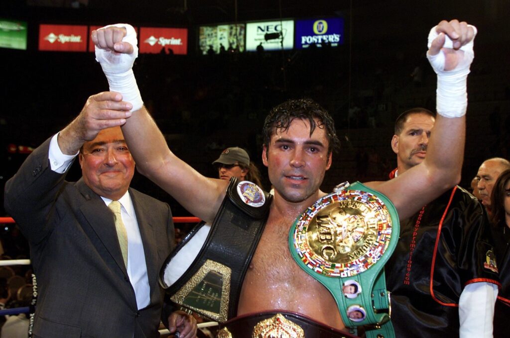Oscar de la Hoya é um dos maiores pugilistas da história