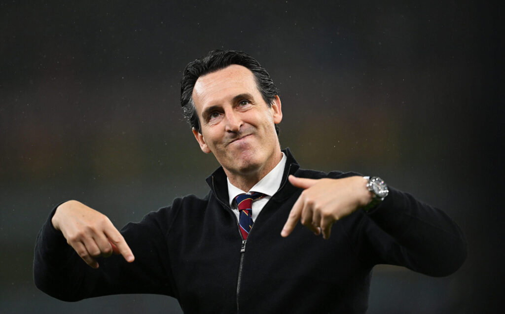 Unai Emery, Aston Villa. Foto: Reprodução/Getty Images