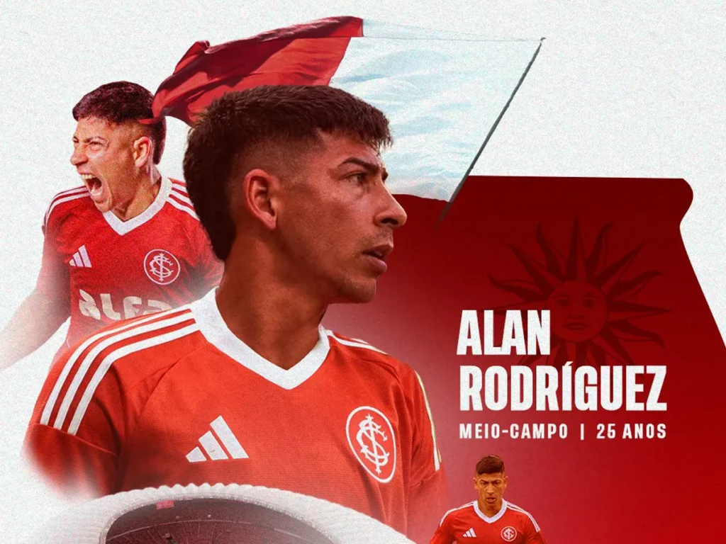 Alan Rodríguez é a principal contratação do Internacional para a sequência do Brasileirão