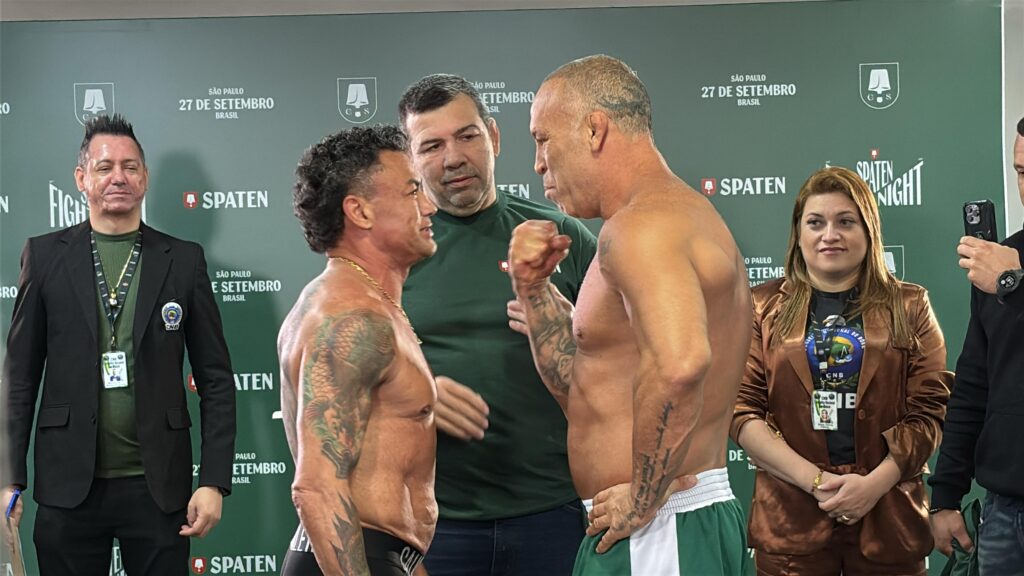 A diferença de tamanho dos dois era clara e um risco para o Spaten Fight Night 2